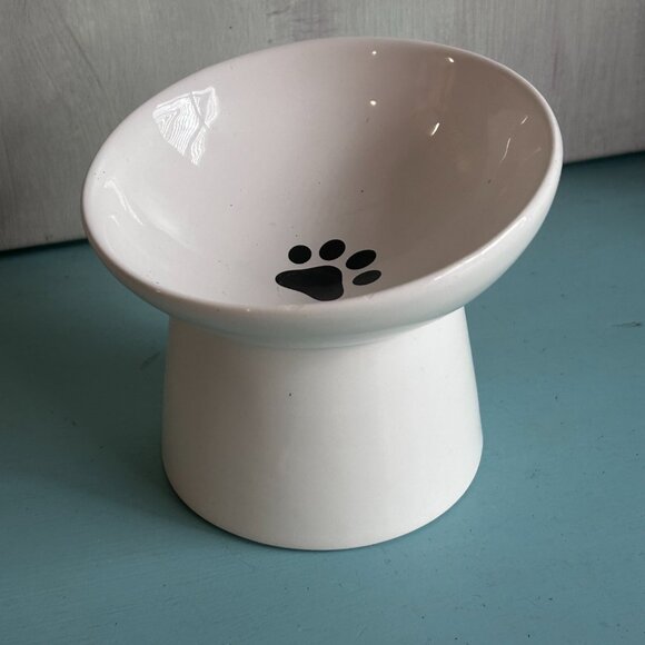 NWOT Teacup's Diner Raised Stress Free Small Dog Food Bowl Pedestal UNUSED - Picture 7 of 9